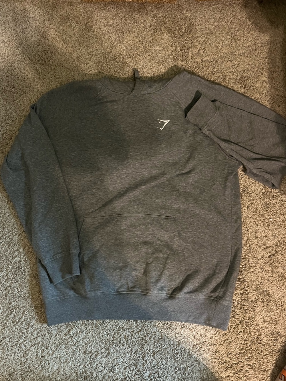 Gymshark Men's Crewneck Sweatshirt - Charcoal Gray